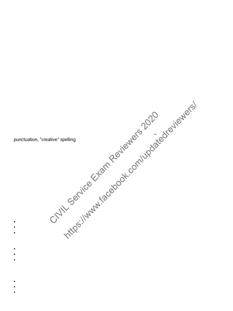 CSE English Reviewer | PDF | Grammatical Number | Plural