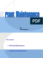 Planned Maintenance Overview in SAP PM