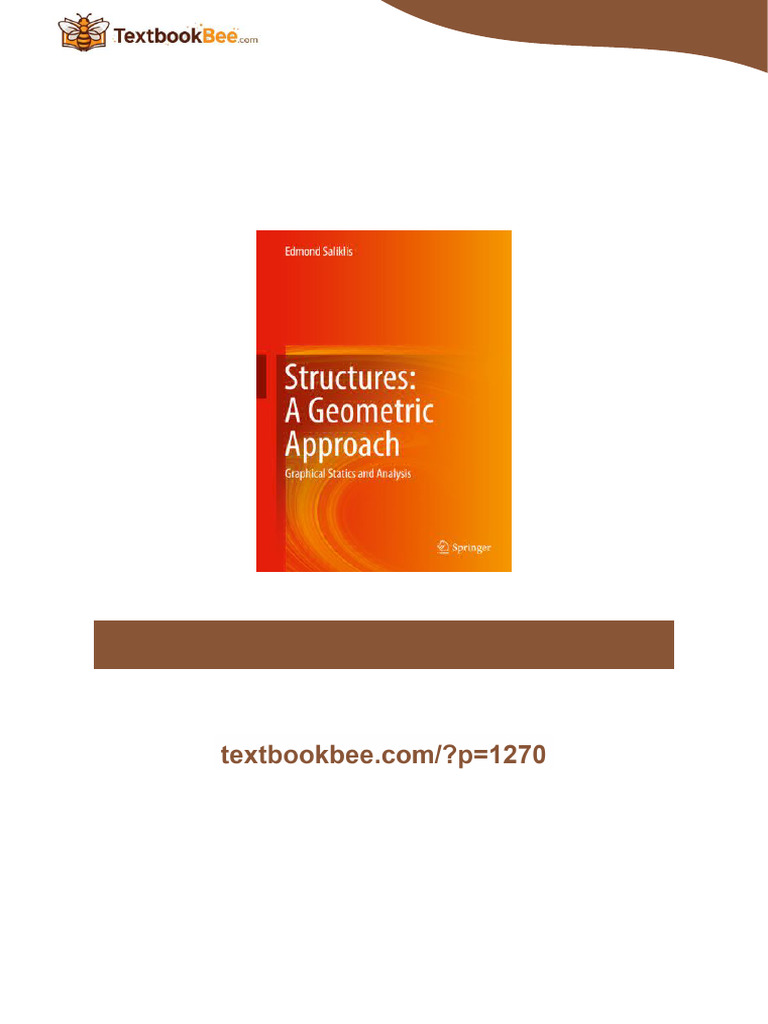 Structures A Geometric Approach Graphical Statics and Analysis Edmond ...