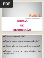 reprodução dos seres vivos - aulas p. 3ºBim