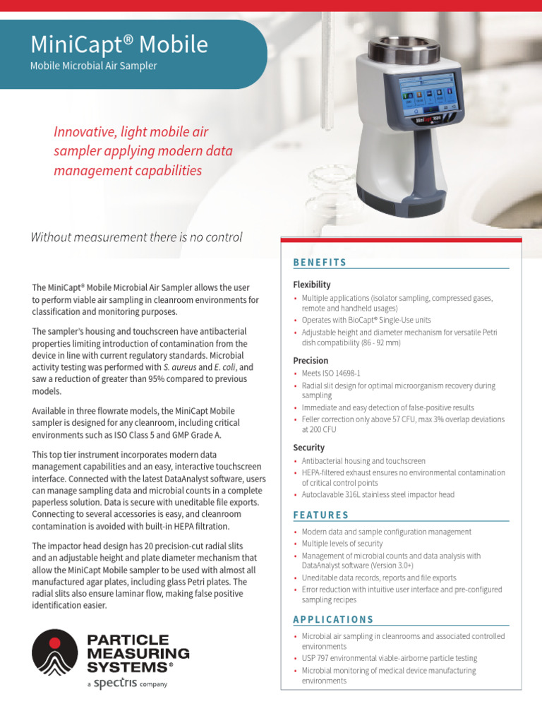 MiniCapt Mobile Refresh Spec Sheet | PDF | Touchscreen