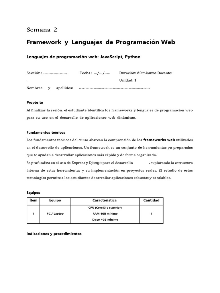 Guía de laboratorio 02 (1) | PDF | Python (lenguaje de programación ...