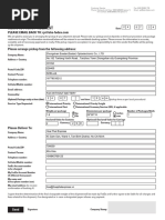 FedEx Remote Pickup Request Form | PDF | United States Postal Service ...