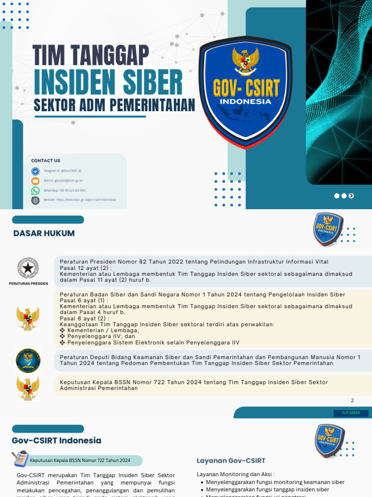 Profil Gov CSIRT | PDF