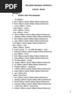 Belajar Bahasa Spanyol