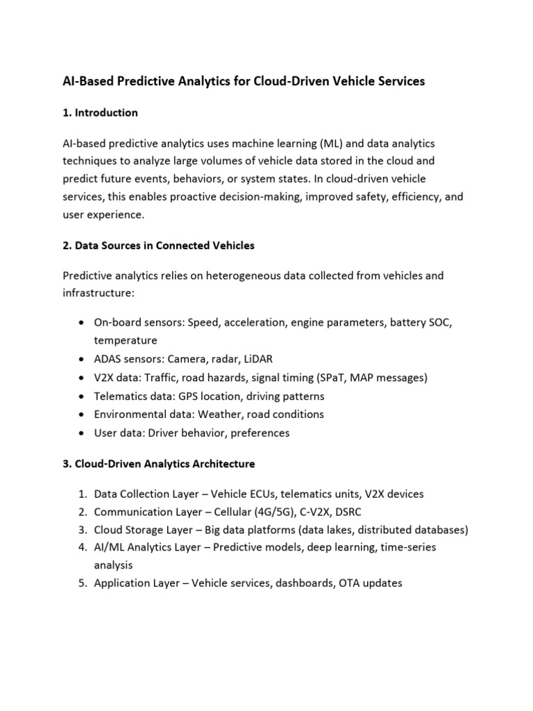 AI Based Predictive Analytics | PDF | Deep Learning | Analytics