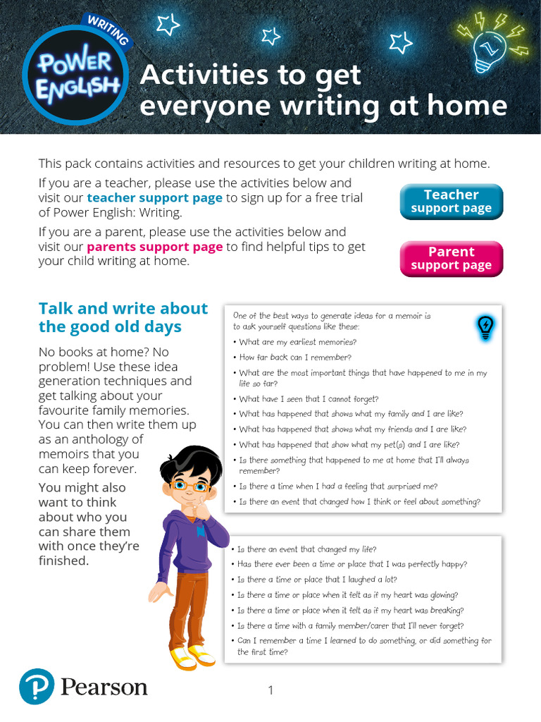 Power English Writing ActivityPack - International | PDF