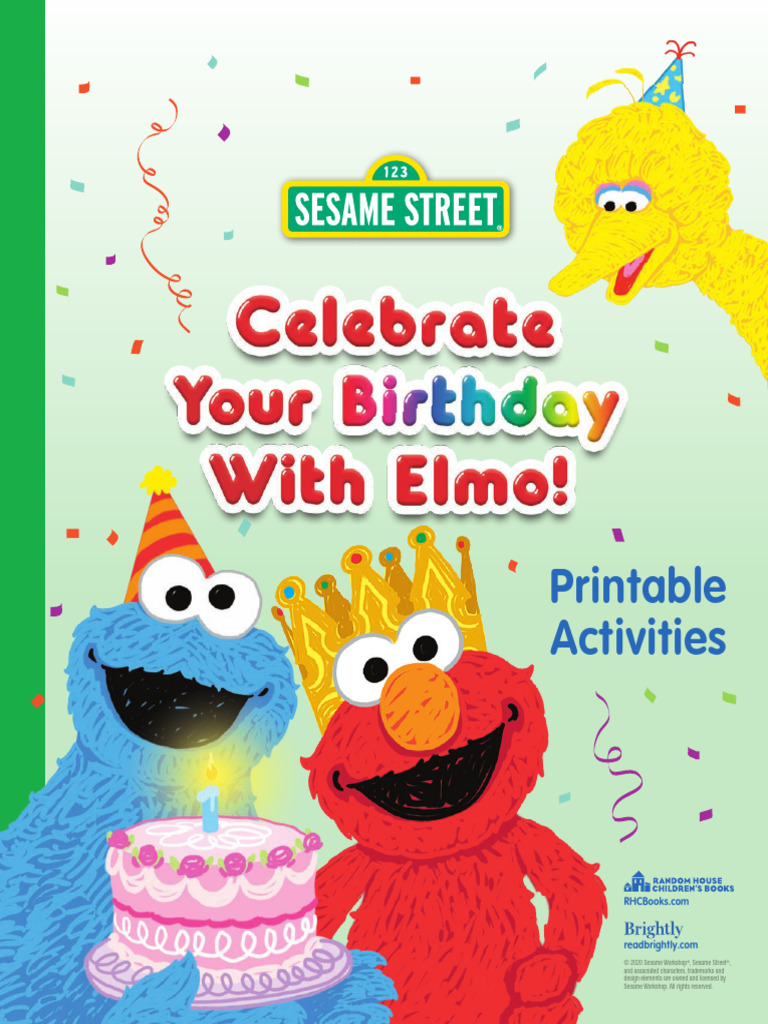 Elmo coloring book | PDF | Pbs Kids | Sesame Street