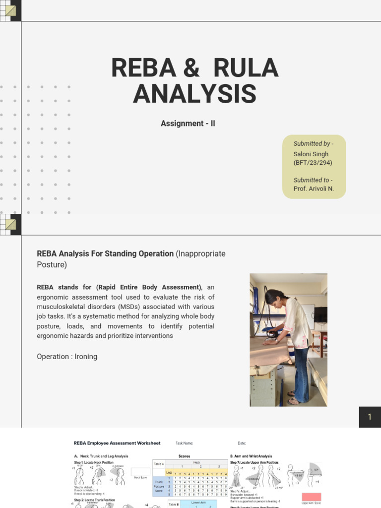 Reba Rula Analysis a2 | PDF | Arm | Limbs (Anatomy)