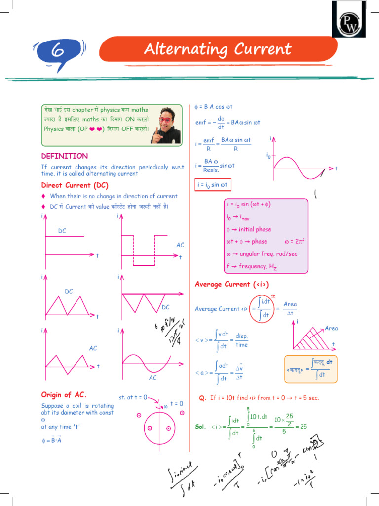 Physics Crush Handwritten Notes : 33 || Physics by Saleem Sir | PDF ...