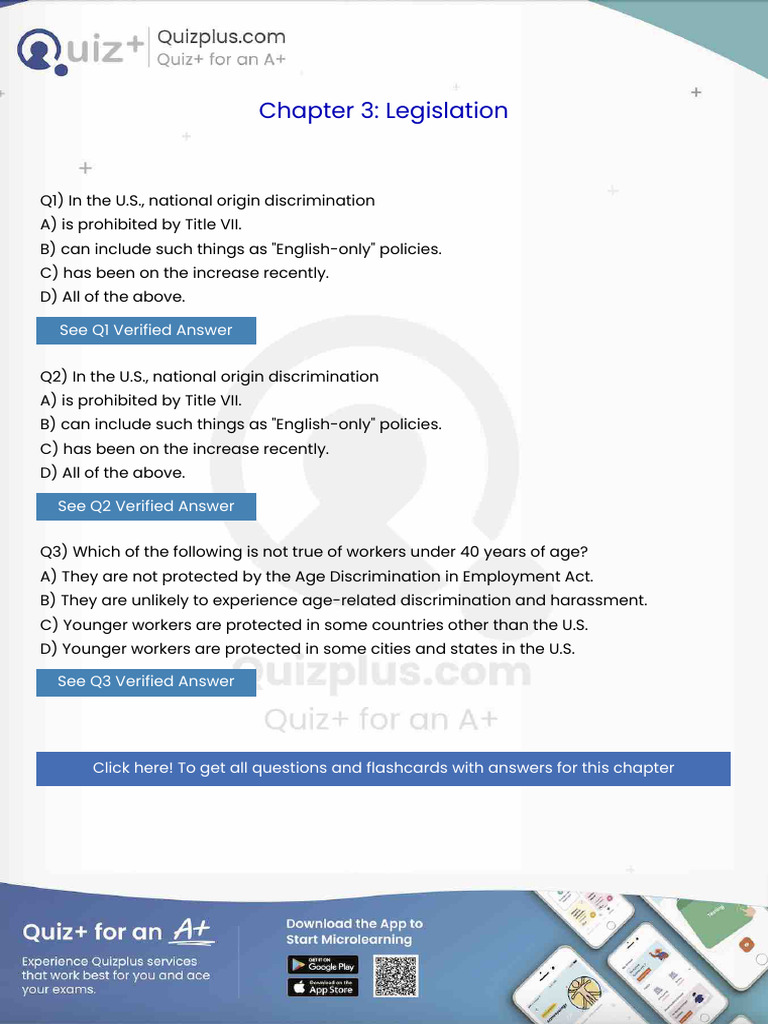 In the Us National Origin Discrimination | PDF | Labour Economics ...