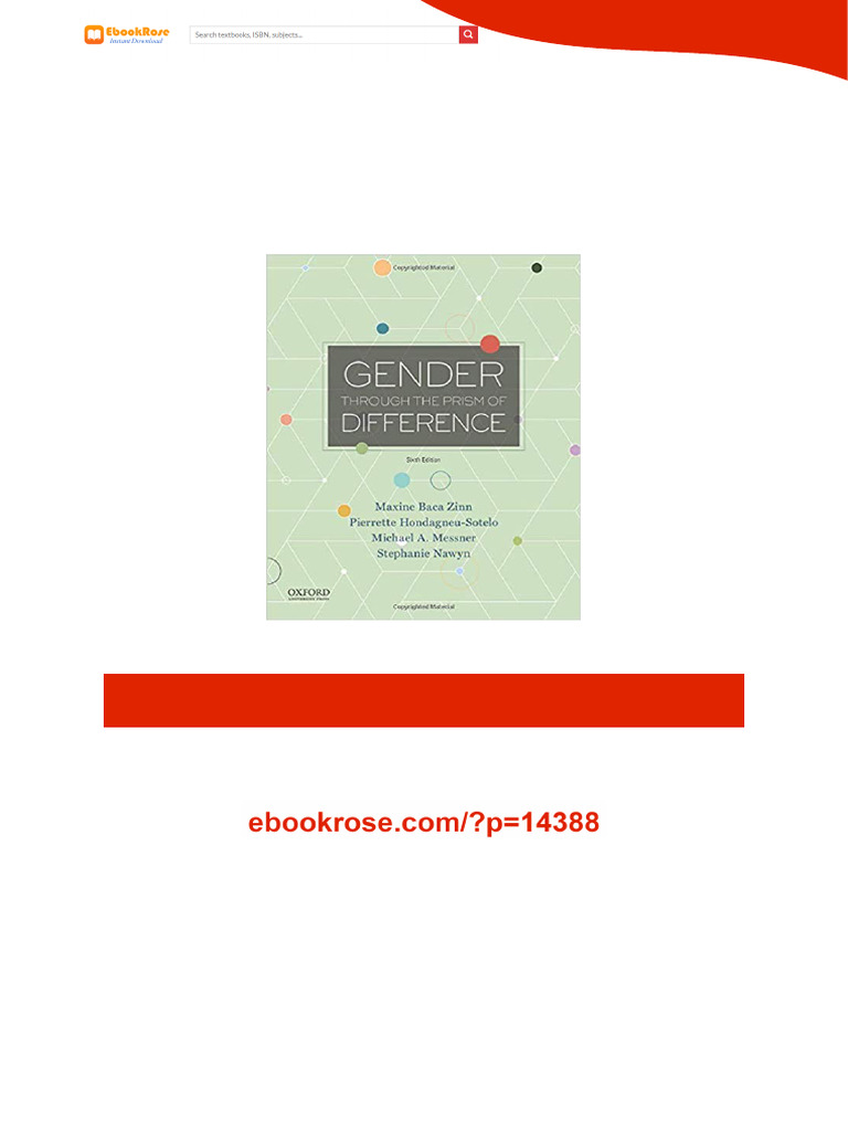 Gender Through the Prism of Difference 6th Edition exclusive release ...