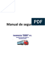 Manual de Seguridad para La Empresa de Transportes EGRO Basado en OHSAS 18801