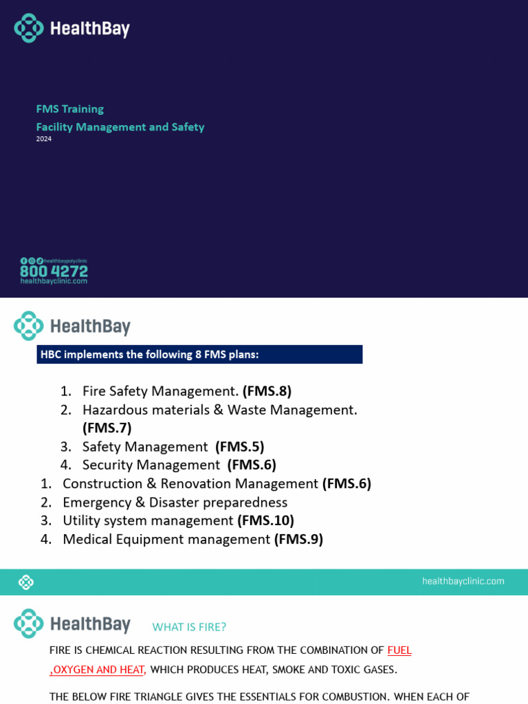 FMS HB Presentation 2024 | PDF | Fires | Dangerous Goods