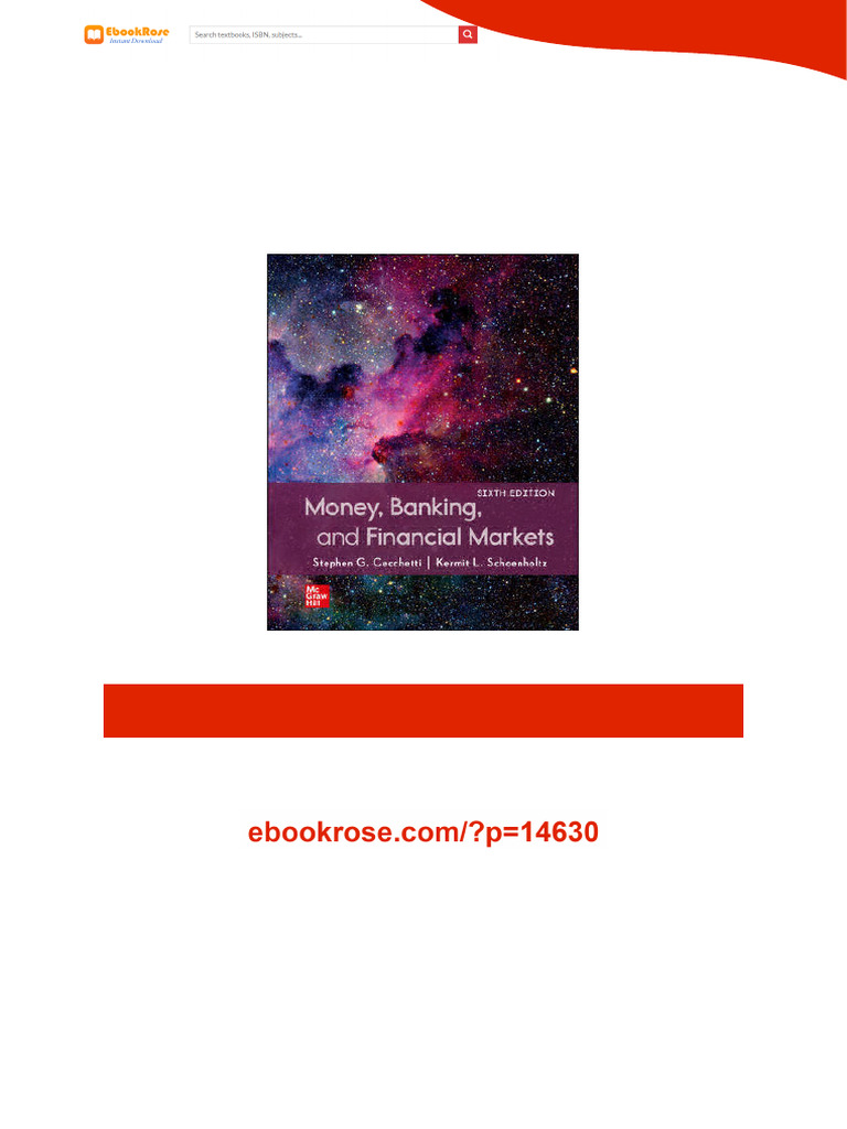 Money, Banking and Financial Markets 6th Edition by Stephen Cecchetti ...
