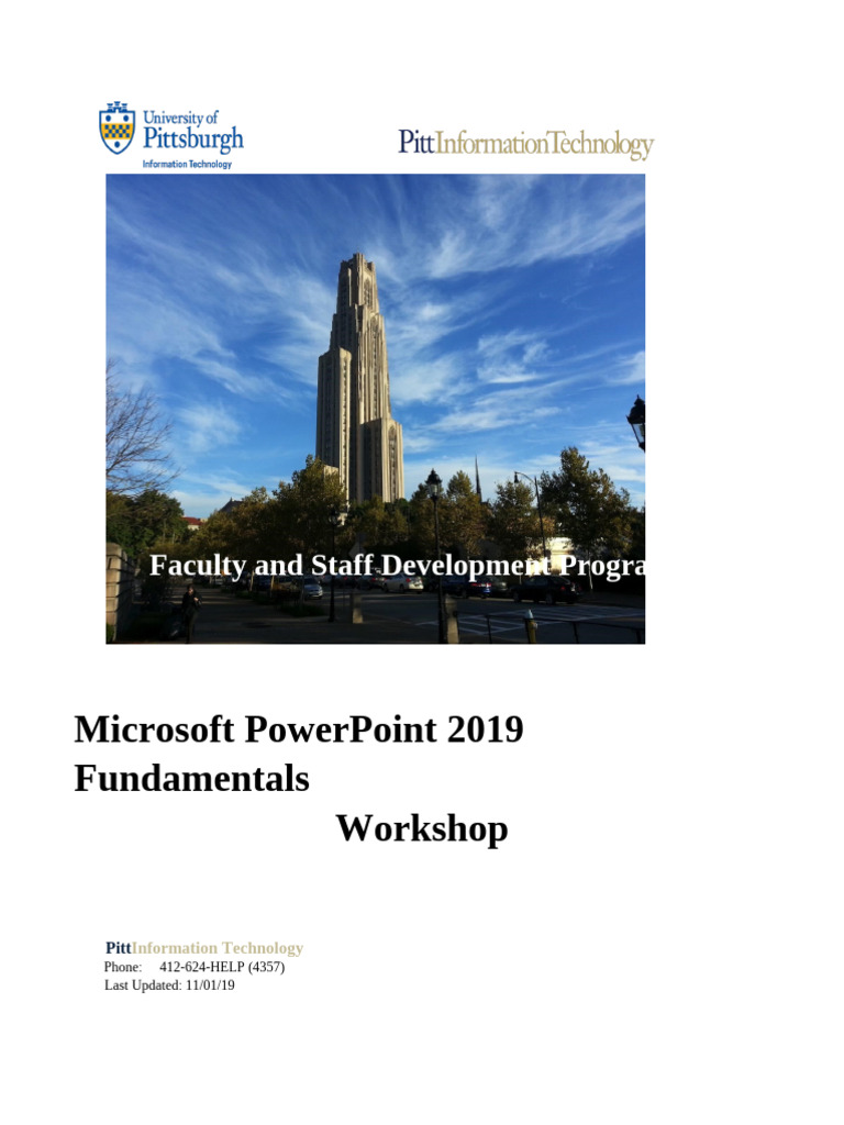Microsoft PowerPoint 2019 Fundamentals | PDF | Microsoft Power Point ...