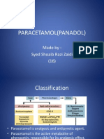 Paracetamol (Panadol) : Made By: Syed Shoaib Razi Zaidi