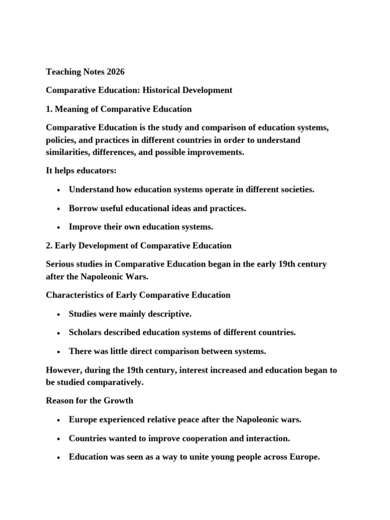 historical and comparative education Teaching Notes 2026 | PDF | Sparta