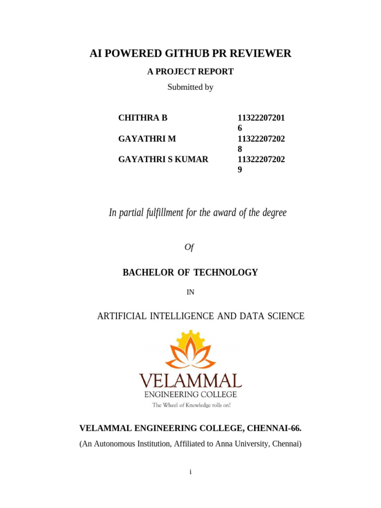 Github Pr Reviewer Report Final | PDF | Software Testing | Artificial ...
