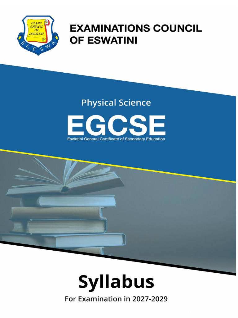 EGCSE Physical Science 2027-2029 Syllabus | PDF