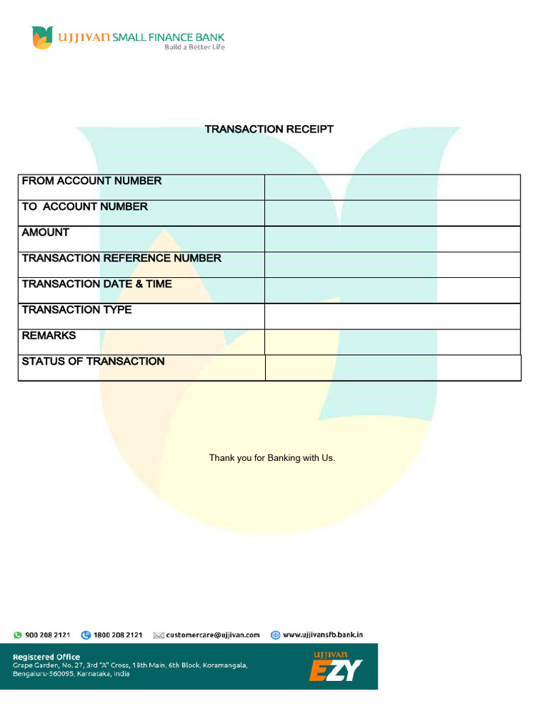 Transaction Receipt 1 | PDF