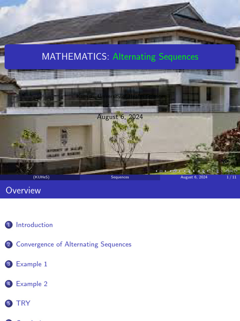 2. Mat100 Alternating Sequences | PDF | Sequence | Limit (Mathematics)