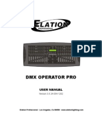 DMX Operator Pro: User Manual