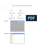 To Create A VI That Will Show The Basic Mathematical Functions-Addition, Subtraction, Division, and Multiplication