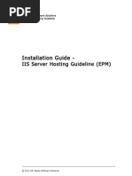 Installation Guide - : IIS Server Hosting Guideline (EPM)