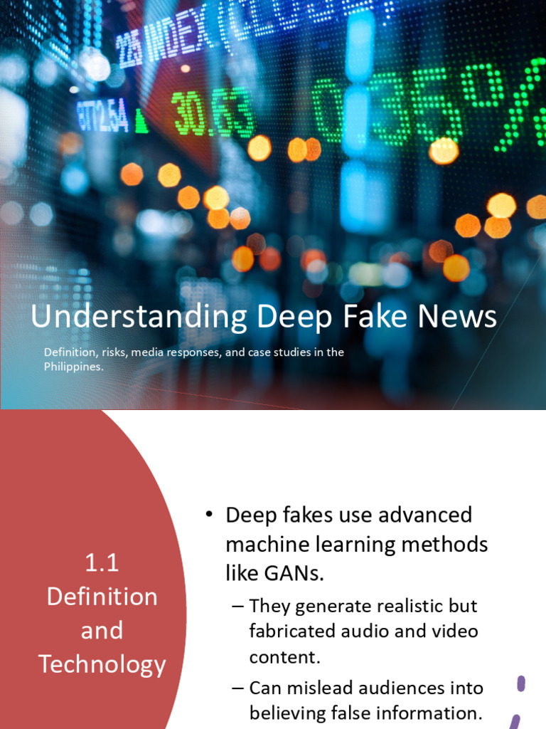 understanding deep fake news.. | PDF | Communication | Mass Media