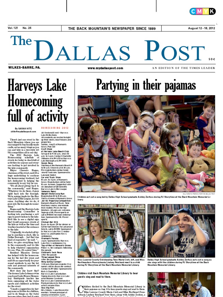 The Dallas Post 08-12-2012 | PDF | Hiking | Trail