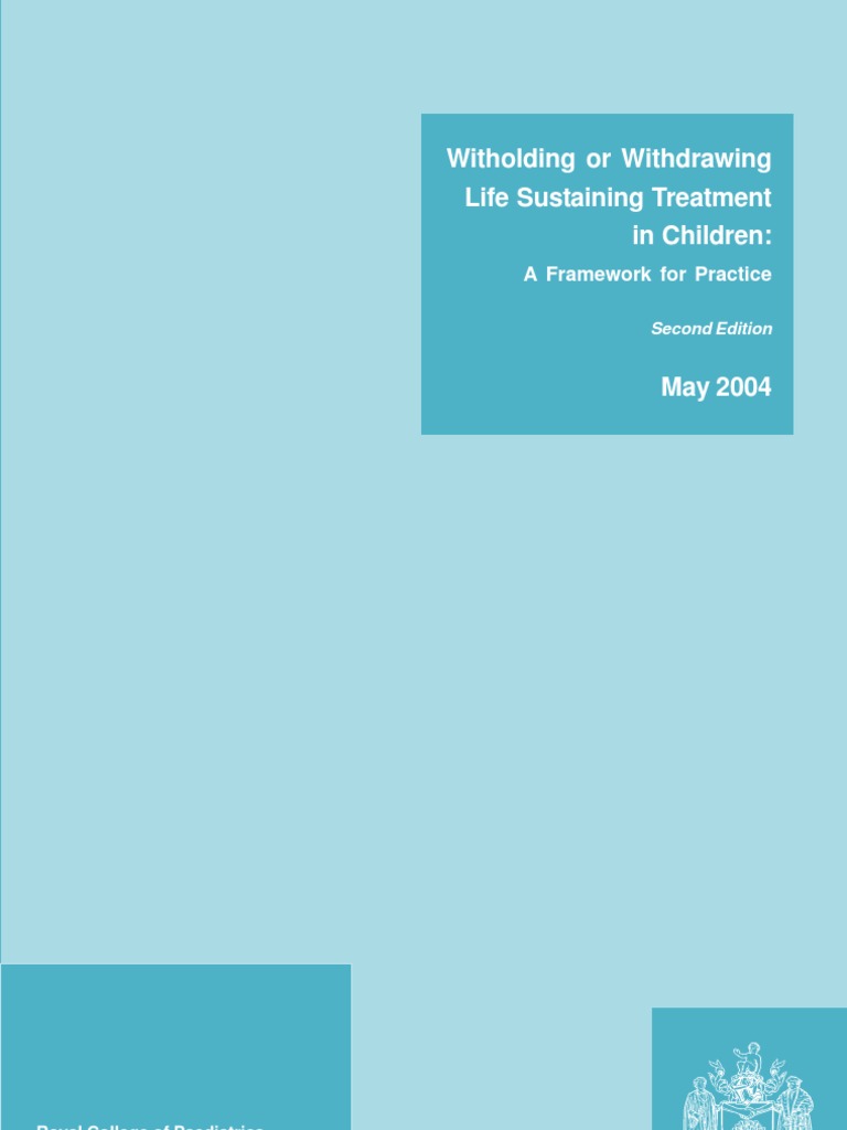 Witholding - PDF 40818793 | PDF | Palliative Care | Children's Rights