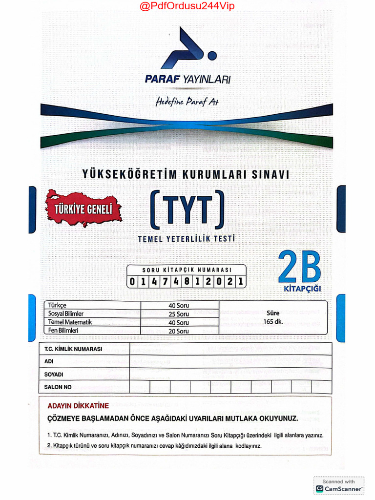2026 PARAF TG 2 TYT | PDF