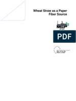 Wheat Straw As A Paper Fiber Source: Nist Mep Environmental Program