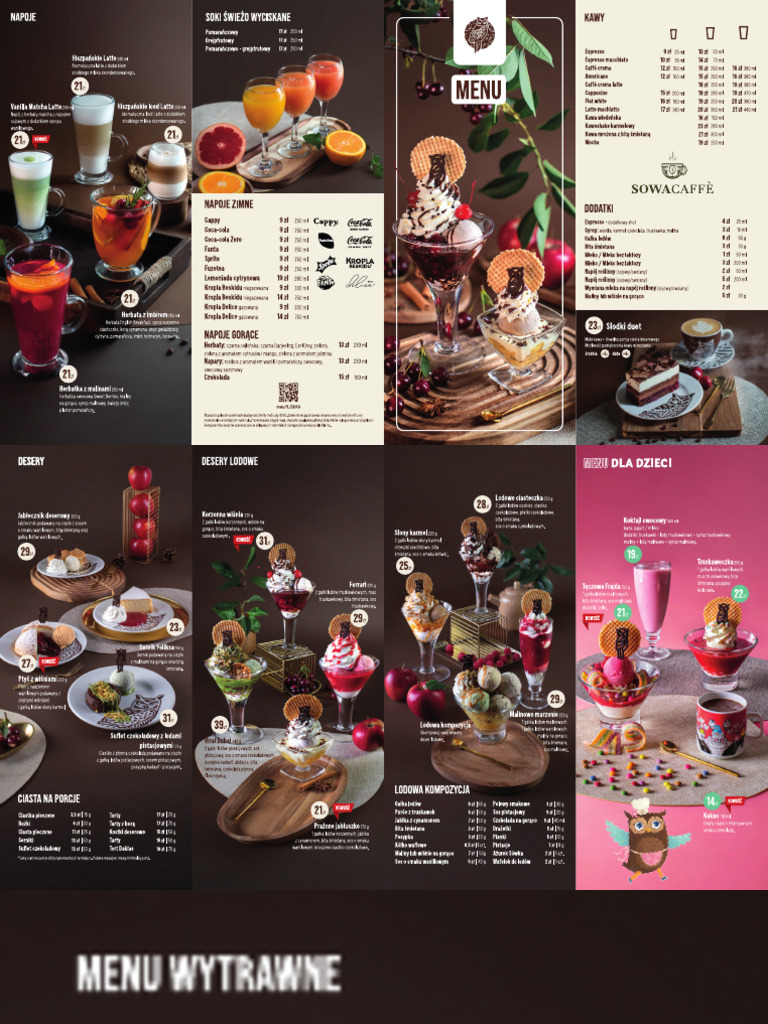 Menu Slodkie Sowa Jesien Zima Www CD w Pl | PDF
