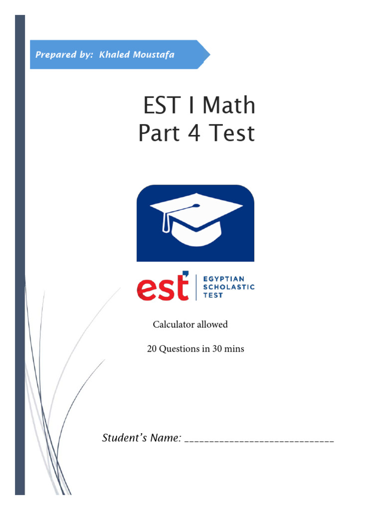 part 4 EST test | PDF