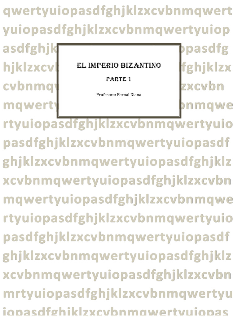 5722_El Imperio Bizantino | PDF | imperio Bizantino | Constantino el grande