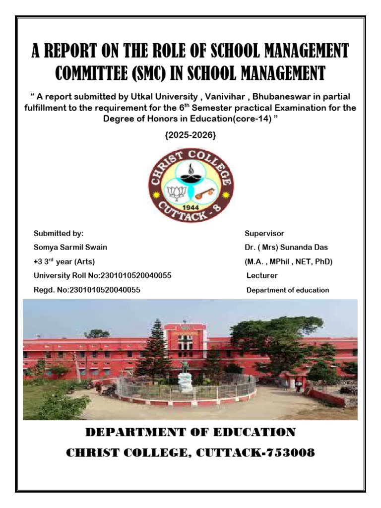 School management committee | PDF