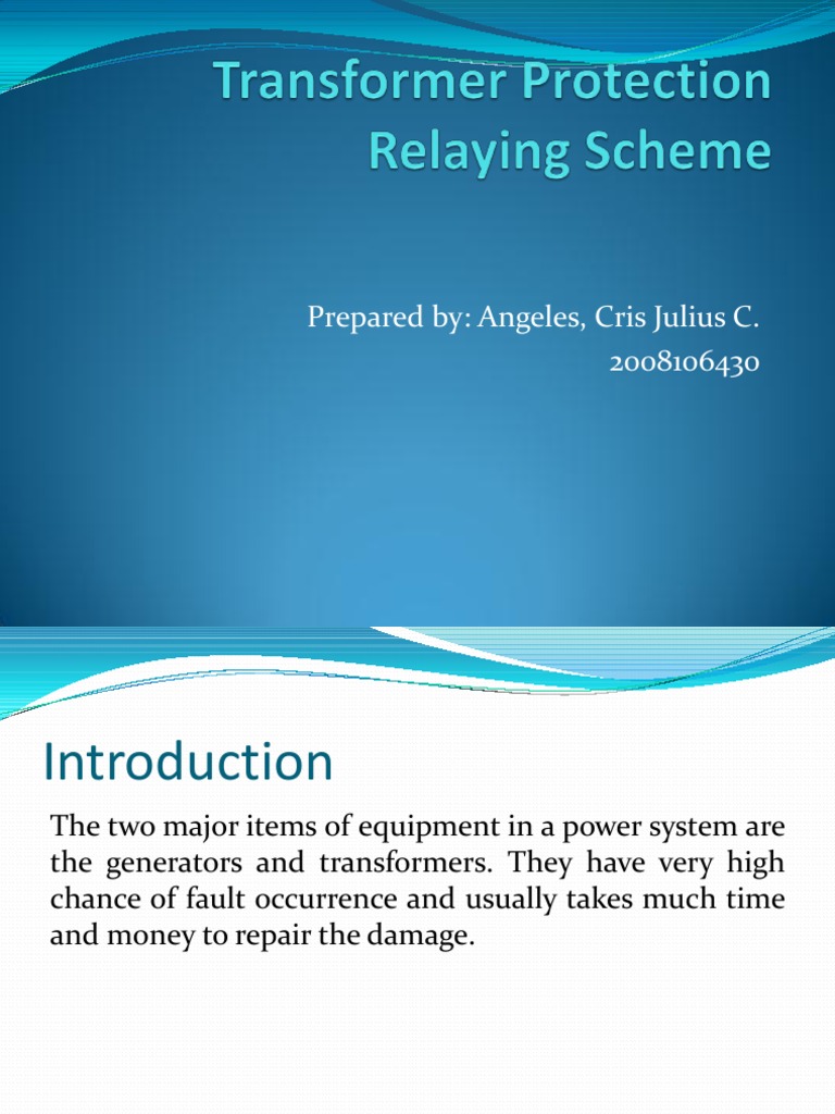Transformer Protection Relays Overview | PDF | Transformer | Relay