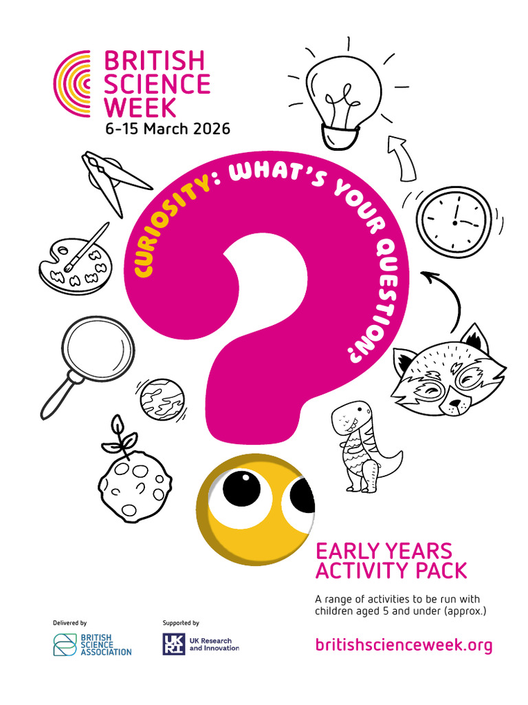 British Science Week 2026 Early Years Activity Pack | PDF | Water ...