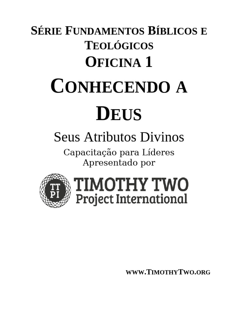 APOSTILA TIM TWO - IEC KAIRÓS ALUNOS[1] | PDF | Trindade | Conceitos de ...
