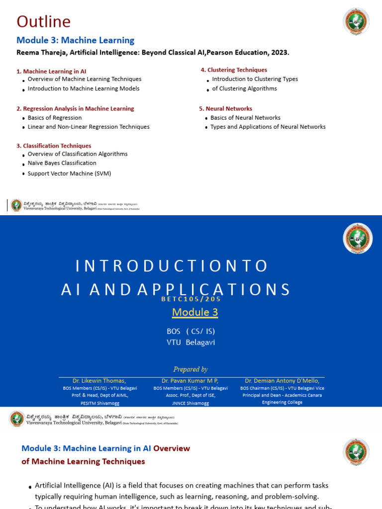 Module 2 AI | PDF | Machine Learning | Deep Learning
