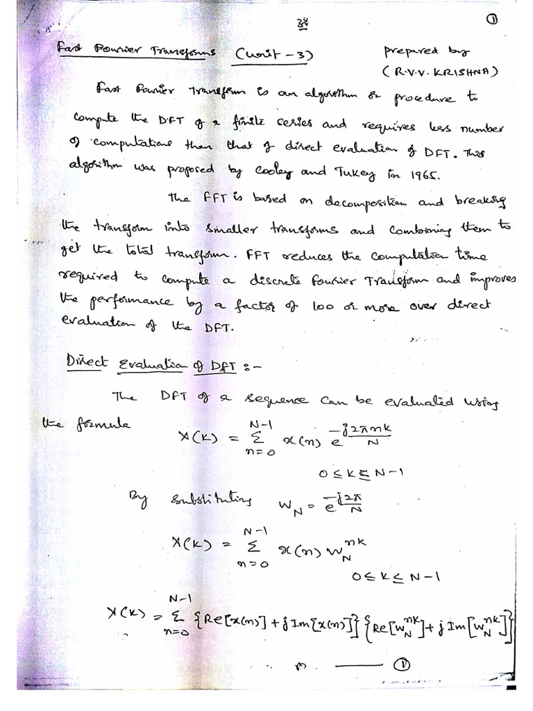 Dsp Unit III | PDF