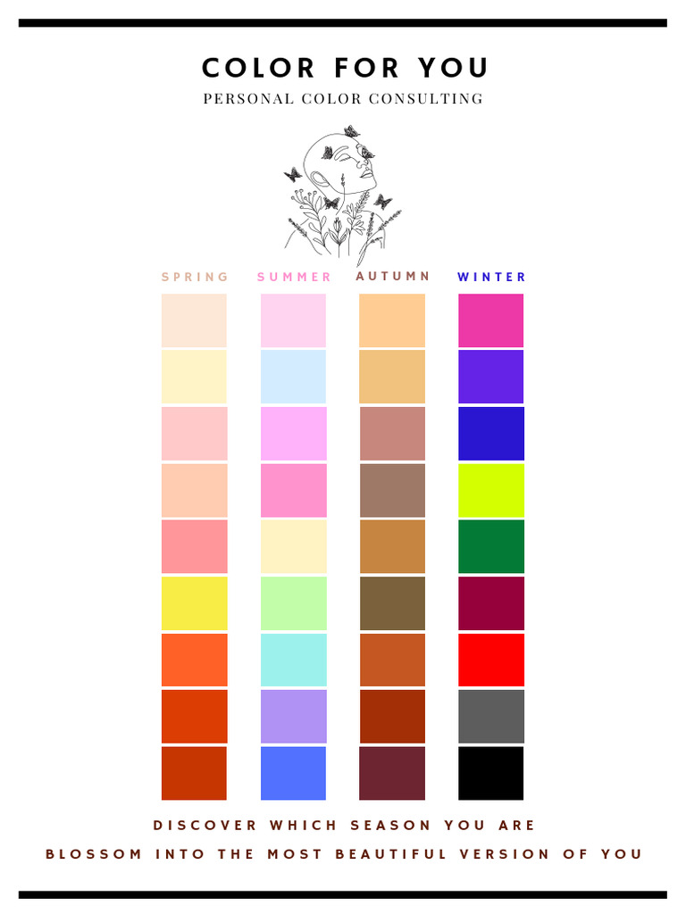 8cf8ad Plice List Personal Color Offline Color for You | PDF | Fashion ...