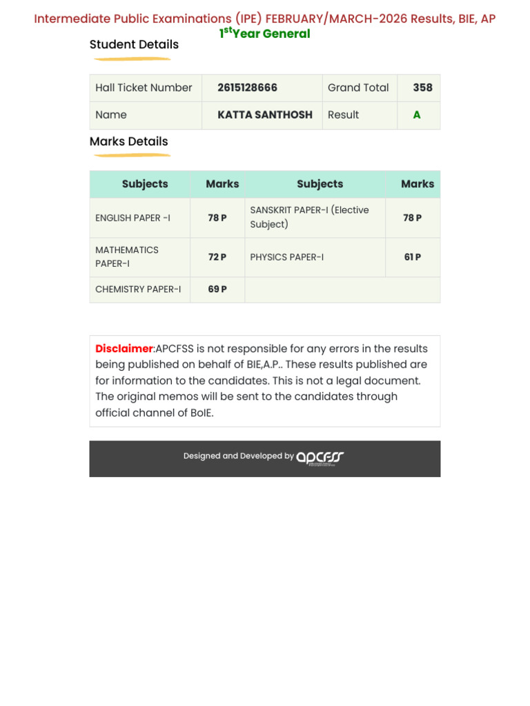 Bie Results | PDF