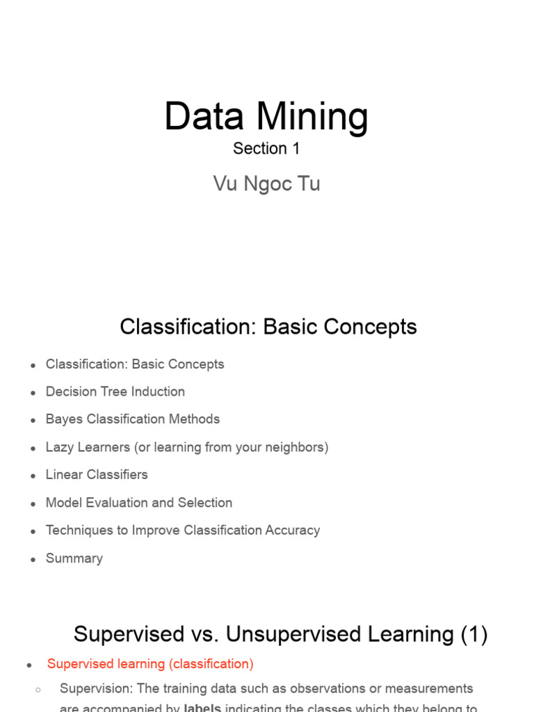 Section2 Data Mining | PDF | Sensitivity And Specificity | Receiver ...