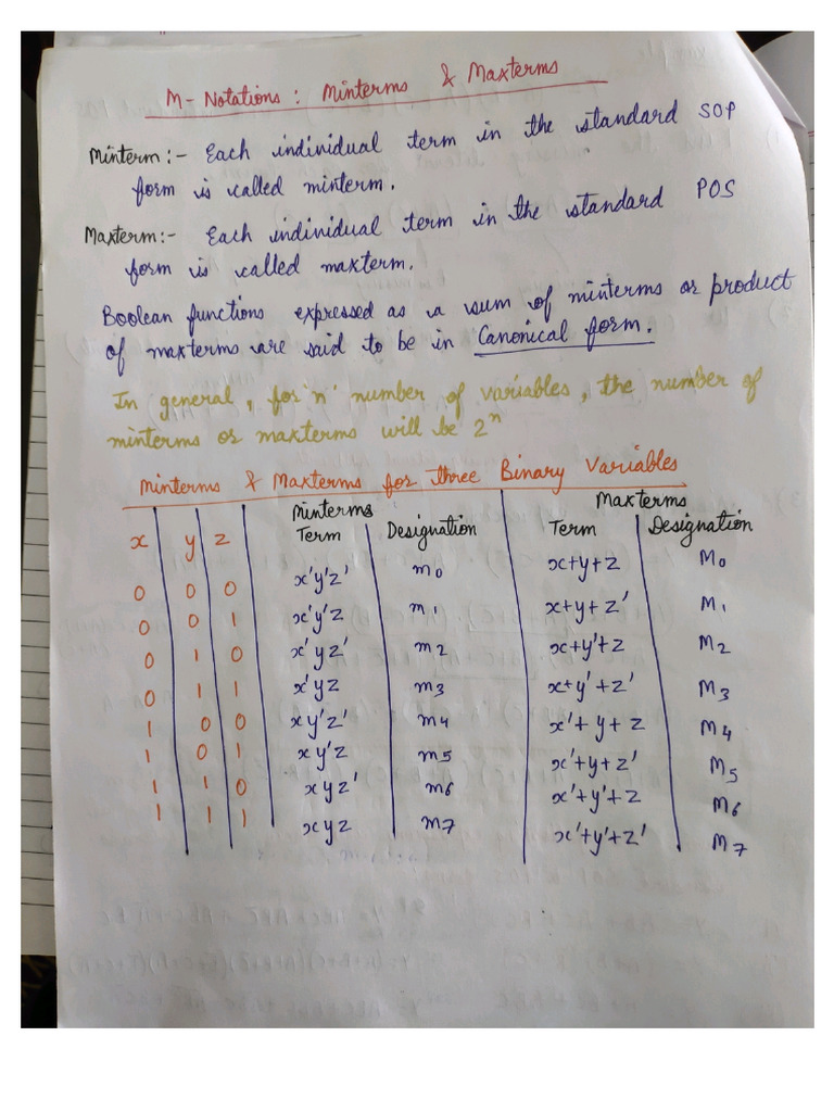 M Notations | PDF