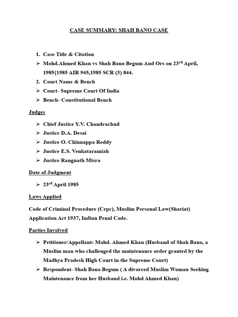 CASE SUMMARY | PDF | Judiciaries | Justice