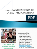 7.5 - Contraindicaciones de La Lactancia 7.5 - Materna