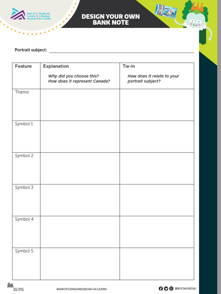Design Your Own Bank Note | PDF